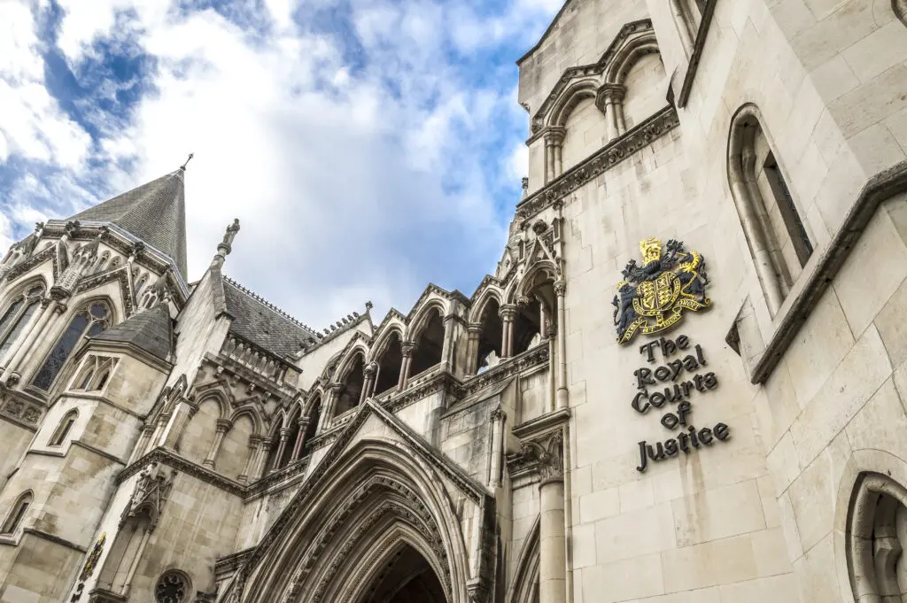 Exterior of Royal Courts of Justice
