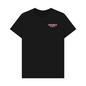 Classic black T-Shirt - Pink Good Law Project logo