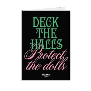 "Deck The Halls" Greetings Card