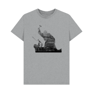 Banksy ‘Royal Courts of Justice’ mural t-shirt – scrubbed, single-sided