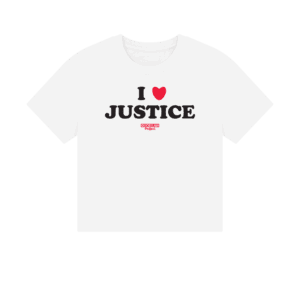 “I ❤︎ Justice” boxy tee